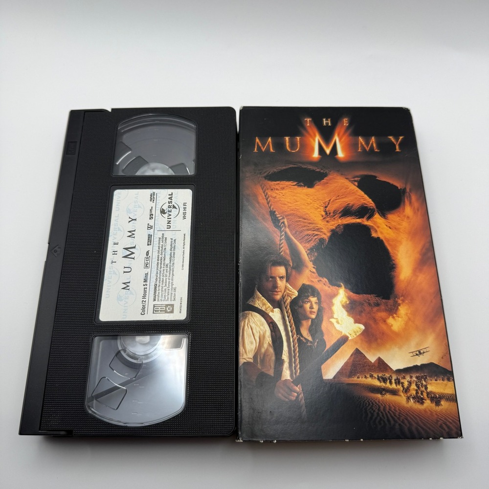 The Mummy VHS 1999 Brendan Fraser Rachel Weisz Universal Studios 83663 Movie